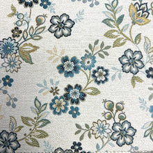 Load image into Gallery viewer, CLINTON BLUE Upholstery and Drapery Floral Design