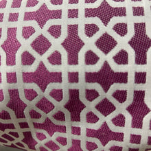 Load image into Gallery viewer, DELFOS FUCSIA Upholstery and Drapery Geometric Design
