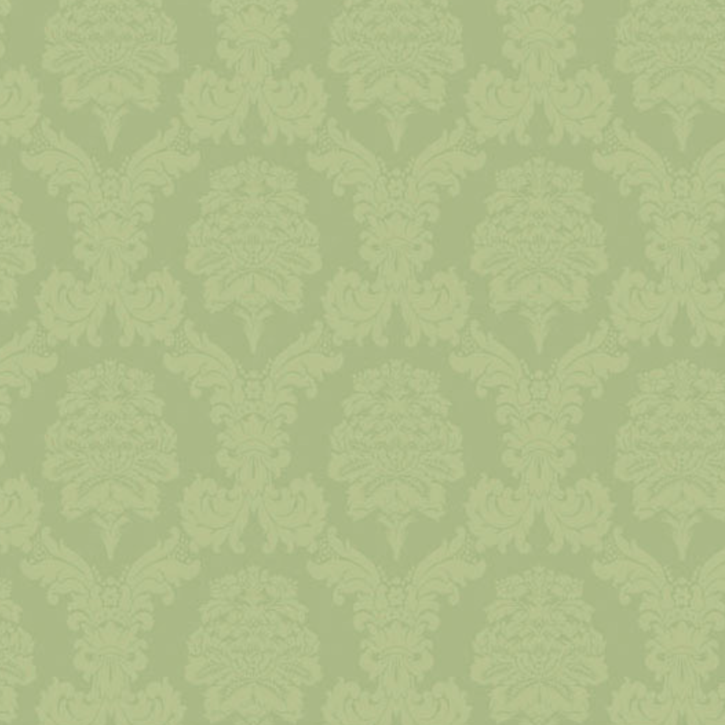 DAMASK LIGHT GREEN Upholstery and Drapery Traditional Design