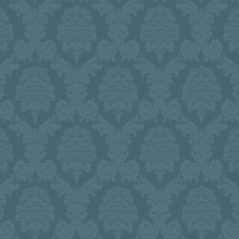 Load image into Gallery viewer, DAMASK INDIGO Upholstery and Drapery Traditional Design