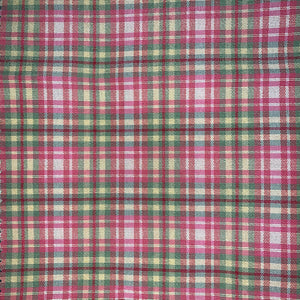 COLUMBIA PINK Upholstery and Drapery Plaid Check Design