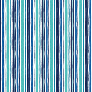 IGUAZU BLUE Upholstery and Drapery Stripe Design