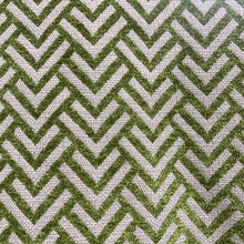 Load image into Gallery viewer, FERRARA GREEN Upholstery and Drapery Geometric Design
