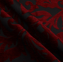 Load image into Gallery viewer, GILBERT BURGUNDY Traditional Upholstery and Drapery Design