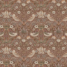 Load image into Gallery viewer, CLASSIC BIRDS BROWN Upholstery and Drapery Traditional Design