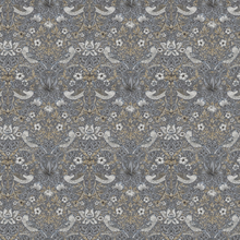 Load image into Gallery viewer, CLASSIC BIRDS GRAY Upholstery and Drapery Traditional Design