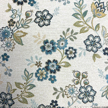 Load image into Gallery viewer, CLINTON BLUE Upholstery and Drapery Floral Design
