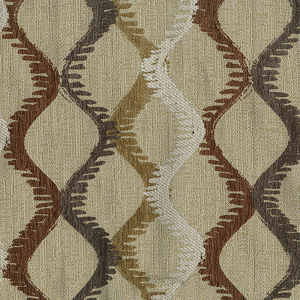 COPOL BURNISH Upholstery Traditional Geometric Fabric