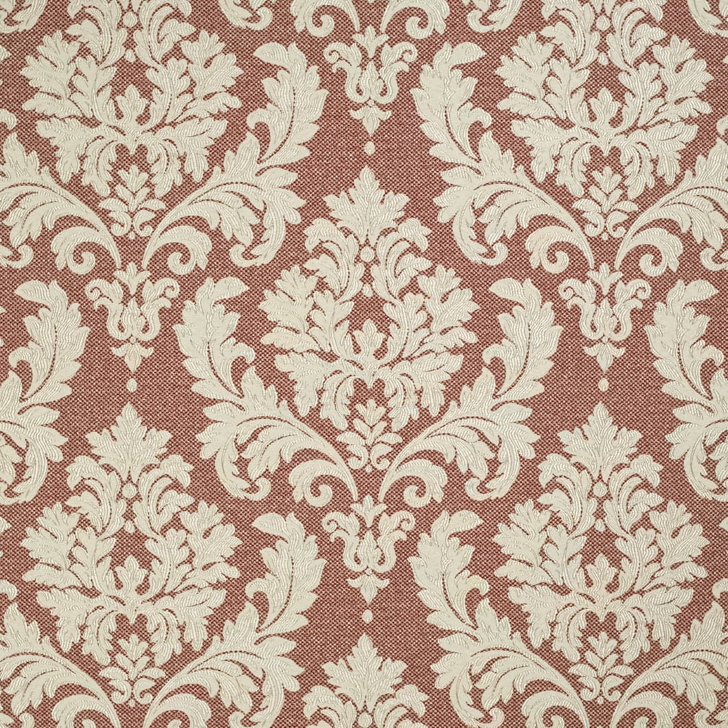 TRIANA RED Upholstery and Drapery Traditional Damask Design