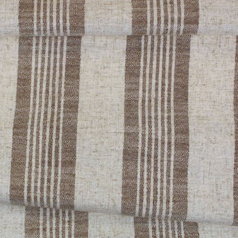 DRUMI SEPIA Stripe Woven Upholstery Design