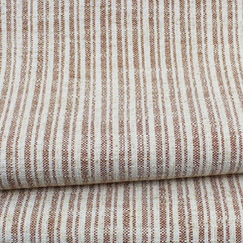 DRUMI CHESTNUT Stripe Woven Upholstery Design