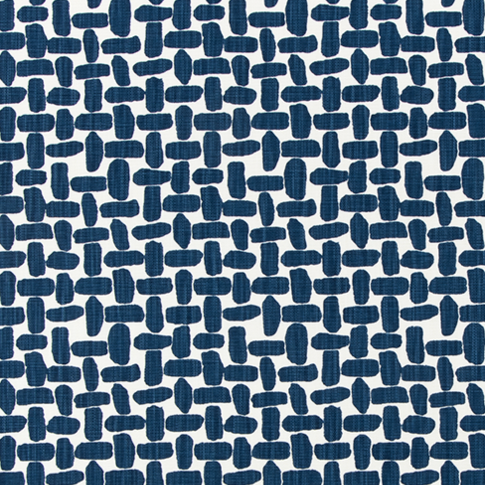 MARLEY NAVY Upholstery and Drapery Contemporary Printed Design