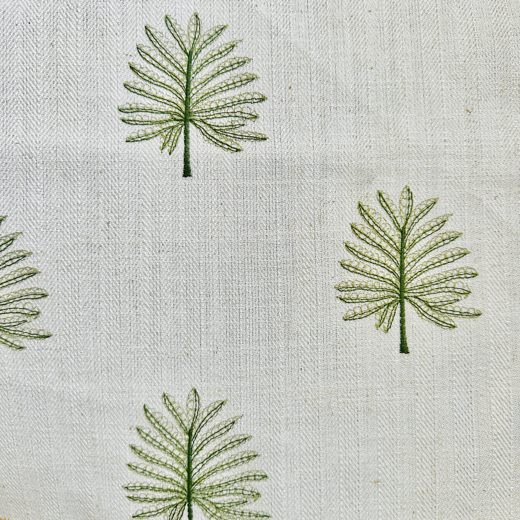 FORTE EMERALD Upholstery and Drapery Embroidery (Min 4 Yrds. Order)