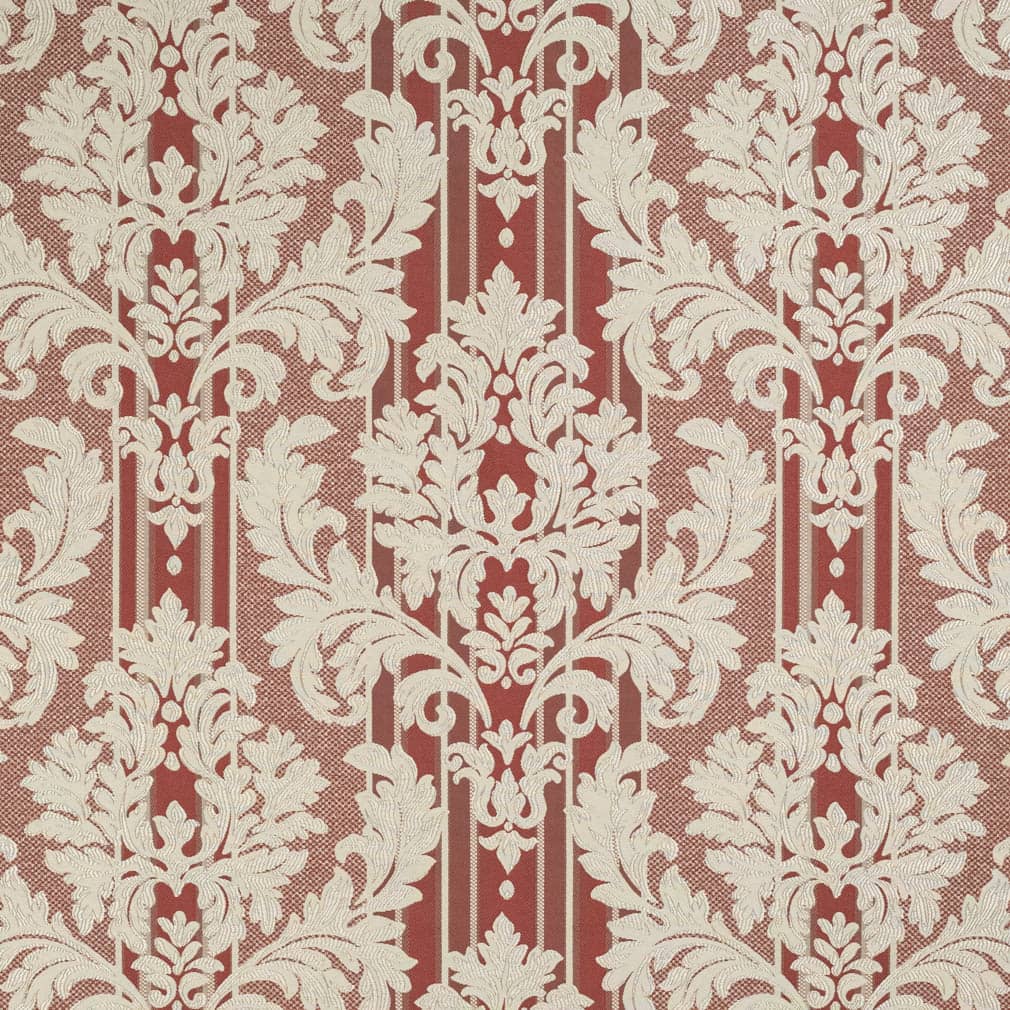 VERSATIL RED Upholstery and Drapery Traditional Design