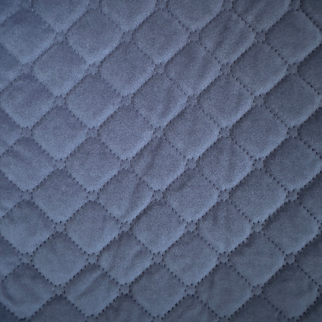 JOY NAVY Quilted Upholstery Fabrics