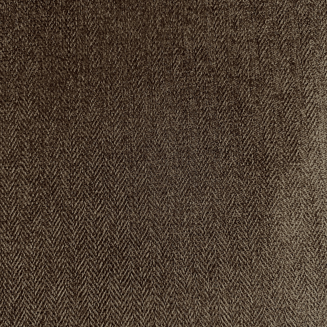 SHERKO DARK CHOCOLATE Solid Woven Upholstery Fabric
