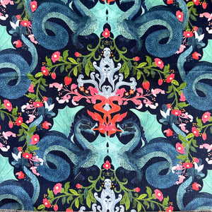 KISMA NAVY Upholstery Printed Design (4 YARDS MINIMUM)