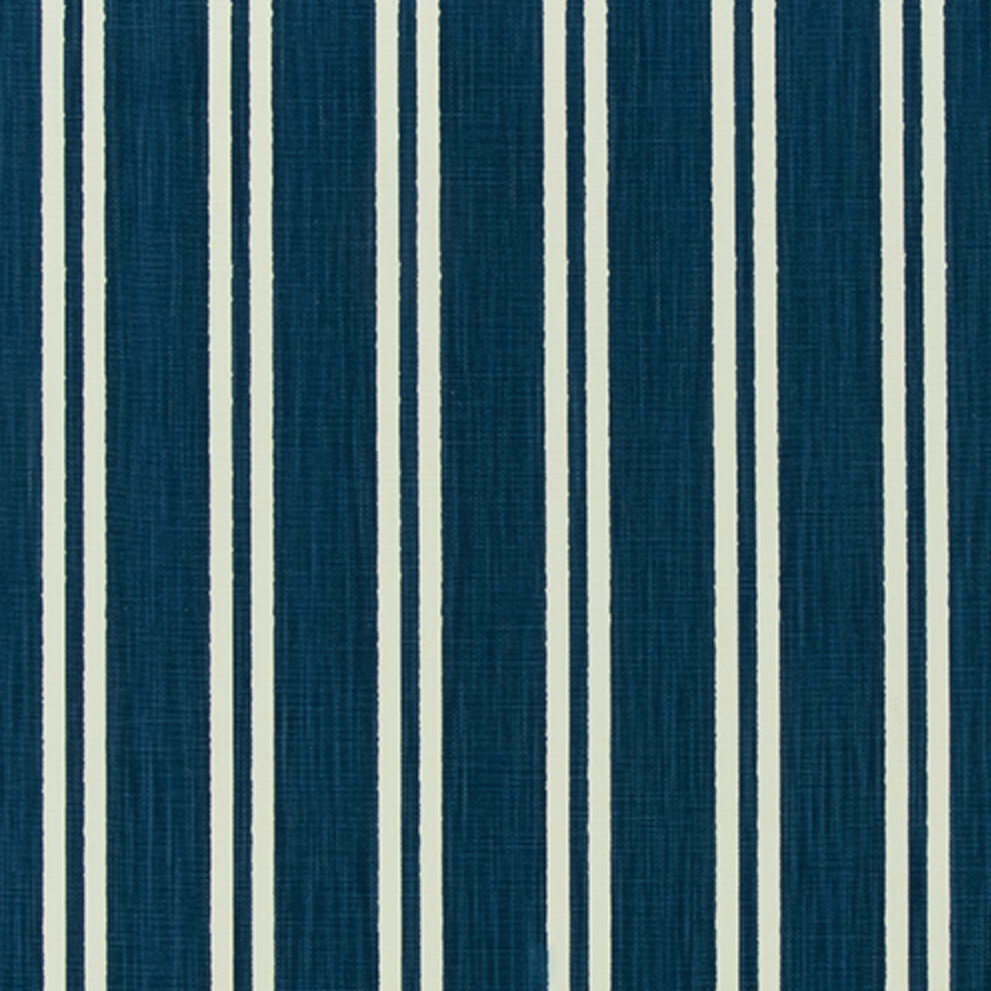 PARKLAND NAVY Upholstery Stripe Printed Design