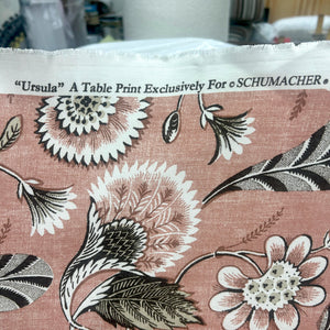 SCHUMACHER URSULA BLUSH Exclusive Upholstery Design