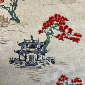 SAMBOY MANDARIN Upholstery and Drapery Embroidery Design (Min 4 Yrds. Order)