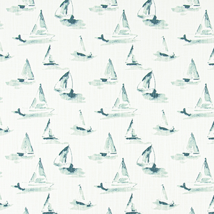 SEABOAT SILVER SPRINGS Upholstery and Drapery Stripe Design