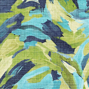 SEVENTY BLUE WAVE Upholstery Printed Design (Min 4 Yrds. Order)