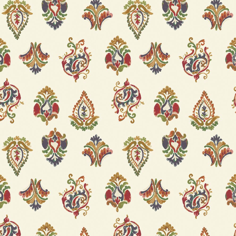 RIPOLI RED Upholstery and Drapery Traditional Design