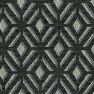 AXEL ONYX Upholstery and Drapery Geometric Chenille Design