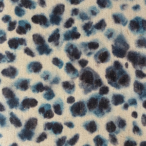 CHE INDIGO Upholstery and Drapery Printed Design (Min. 3 YARDS ORDER)