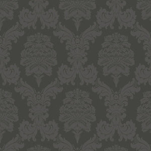 DAMASK GRAY Upholstery and Drapery Traditional Design