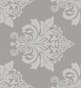 ANDOVER GRAY Upholstery and Drapery Damask Design