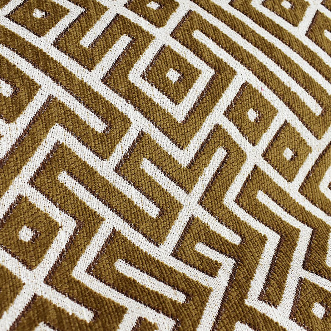 PISSA TAUPE Upholstery Geometric Design  OUT OF STOCK