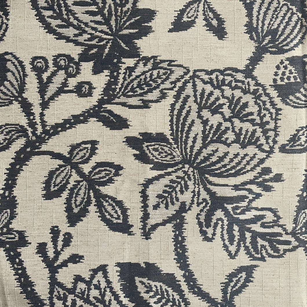 SIENNA BLUESTONE Upholstery and Drapery Floral Design