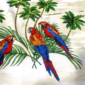 GUACAMAYA BIRDS Upholstery and Drapery Tropical Design