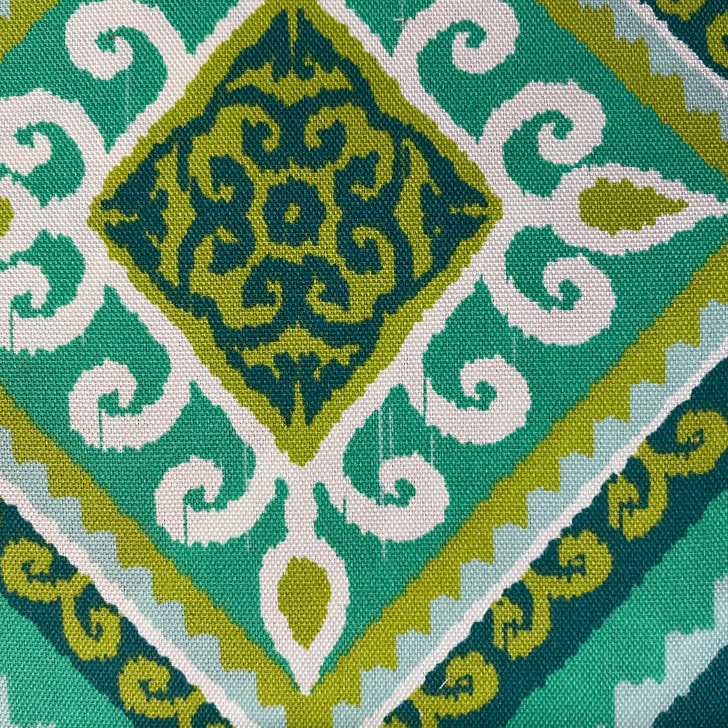 OLE TILE PEACOCK Upholstery Outdoor Design (MIN 3 YARDS ORDER)