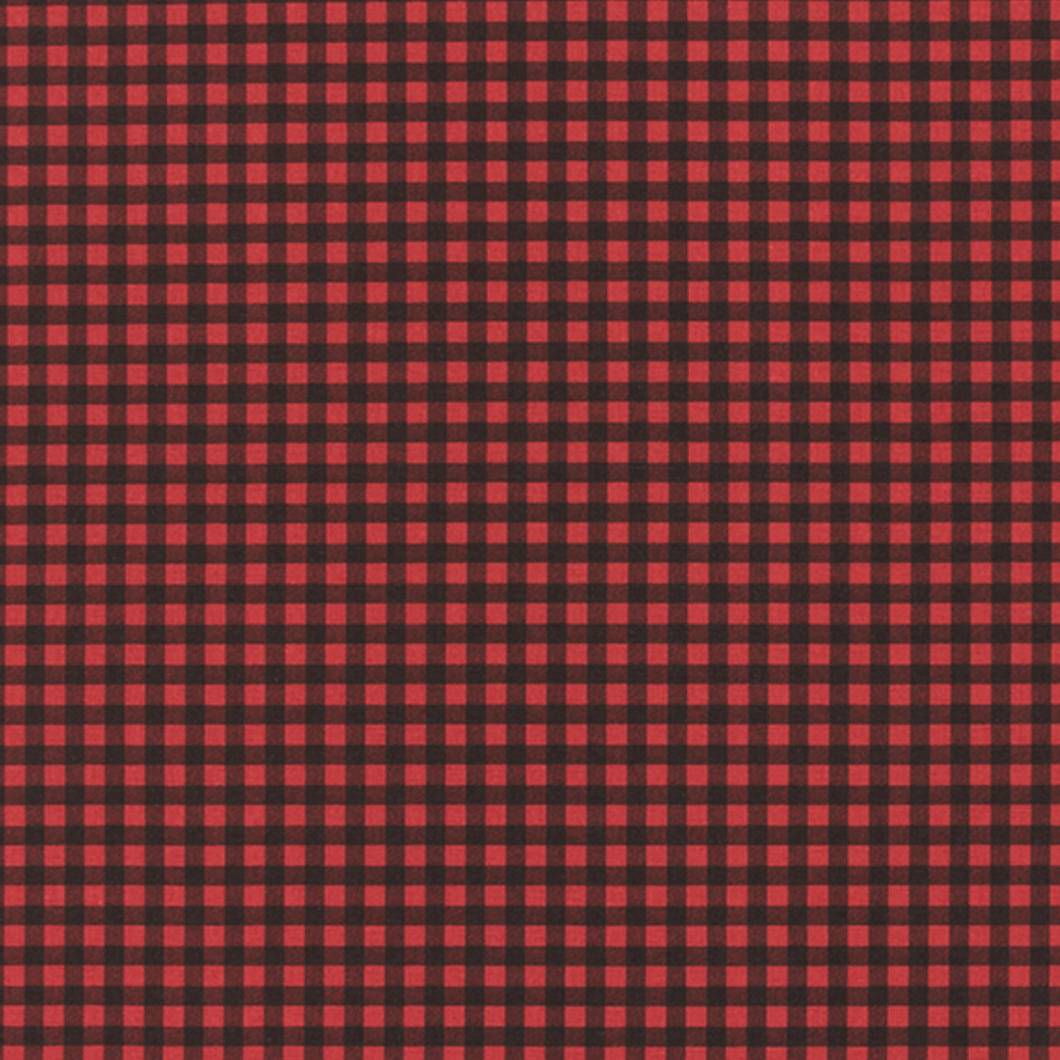 NEWTON BLACK RED Upholstery and Drapery Plaid Design