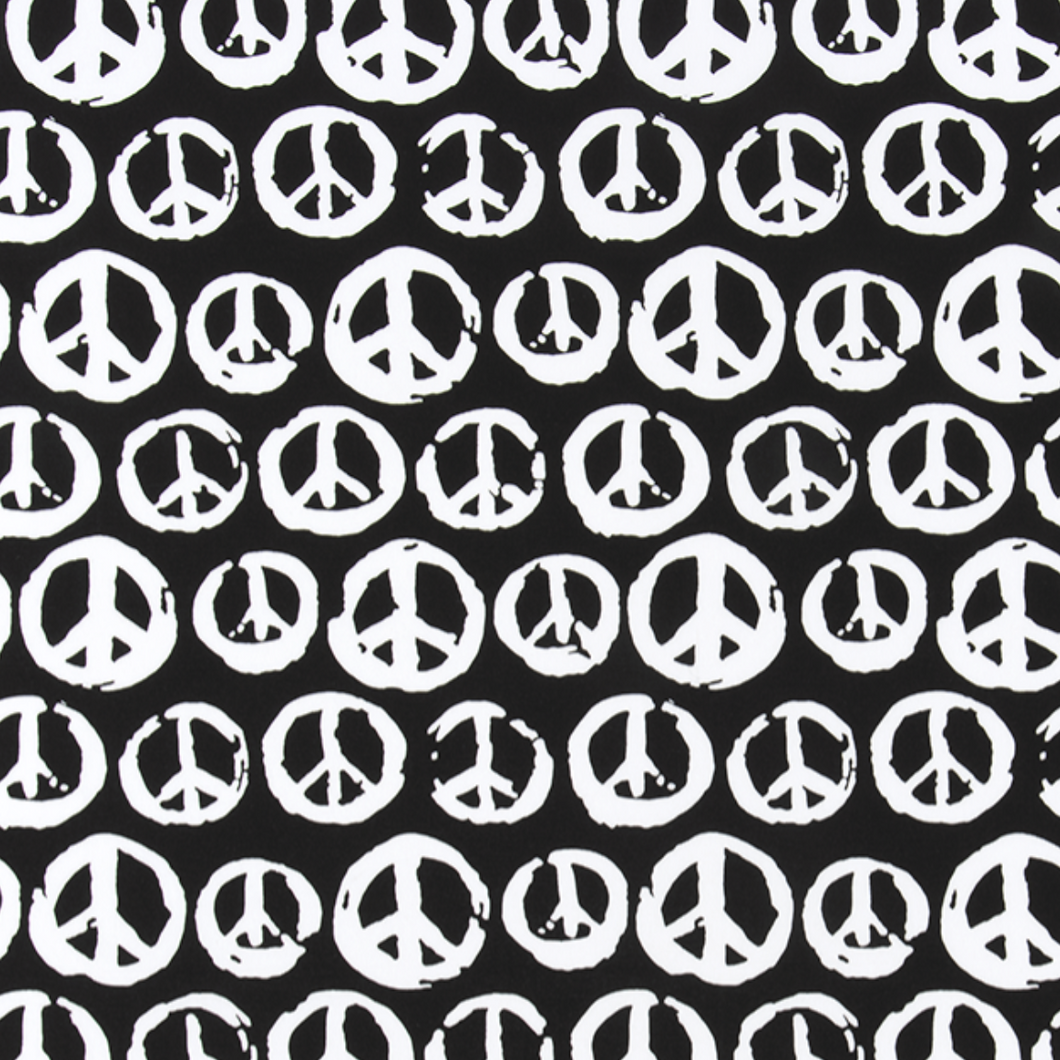 PEACE & LOVE BLACK Upholstery and Drapery Contemporary Design