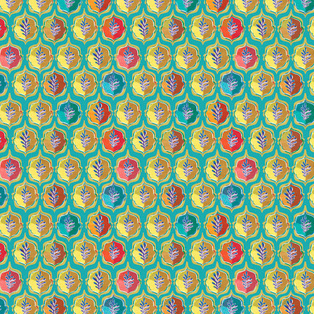 PICHU OCEAN Upholstery and Drapery Print Design