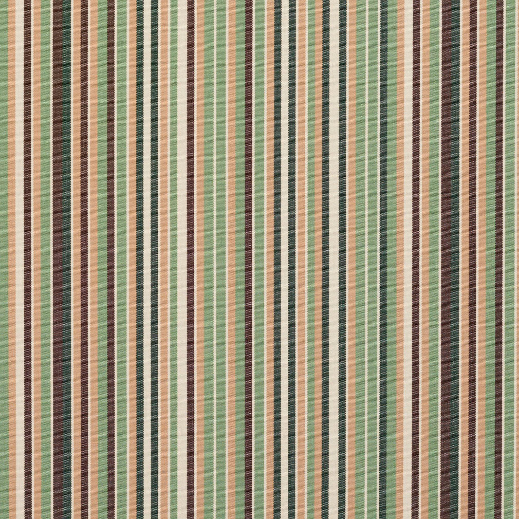 PATIO GREEN  Upholstery Indoor/Outdoor Striped Design