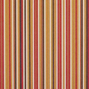PATIO ORANGE  Upholstery Indoor/Outdoor Striped Design