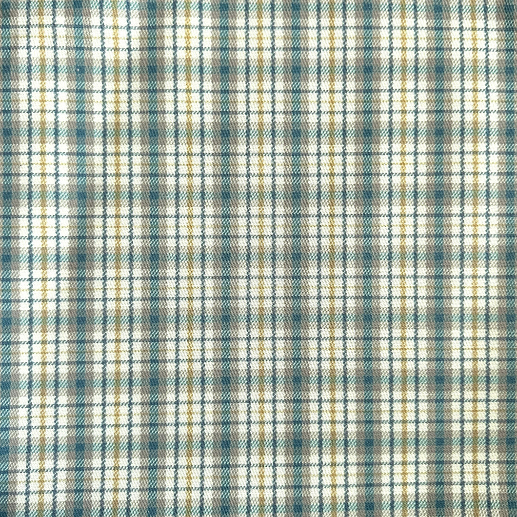 PIEDEMONT MINT Upholstery and Drapery Plaid Print Design