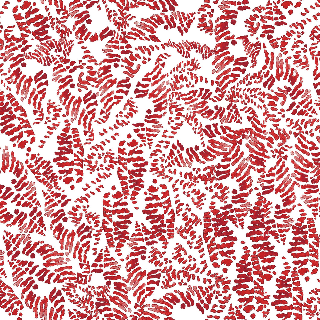 REEF RED  Upholstery and Drapery Printed Design