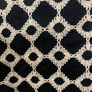 KESWICK RIBBON BLACK By PKaufmann Upholstery and Drapery Design