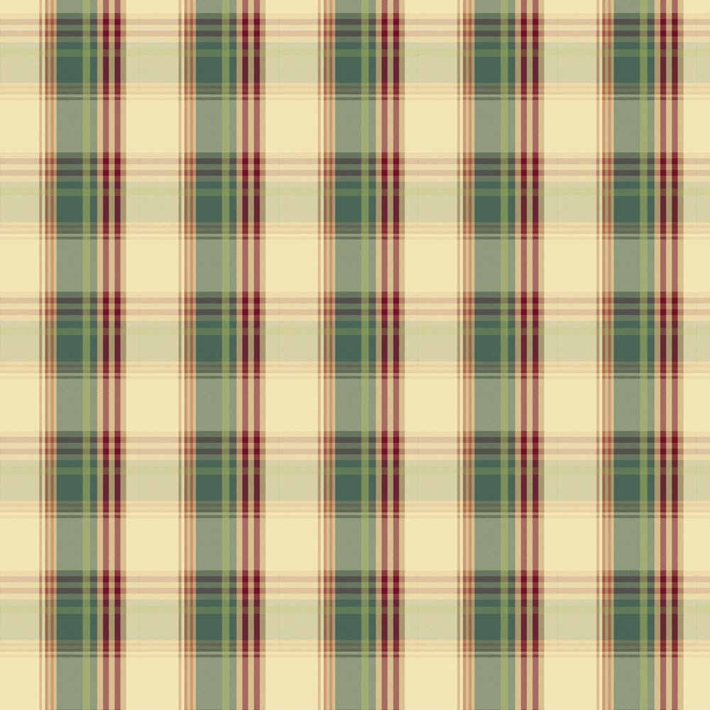 CARDIFF GREEN Upholstery and Drapery Plaid Check Design