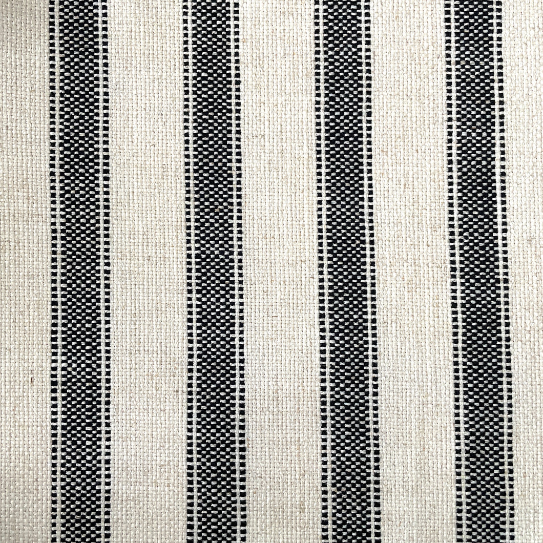 CORNWALL EBONY Upholstery and Drapery Striped Design