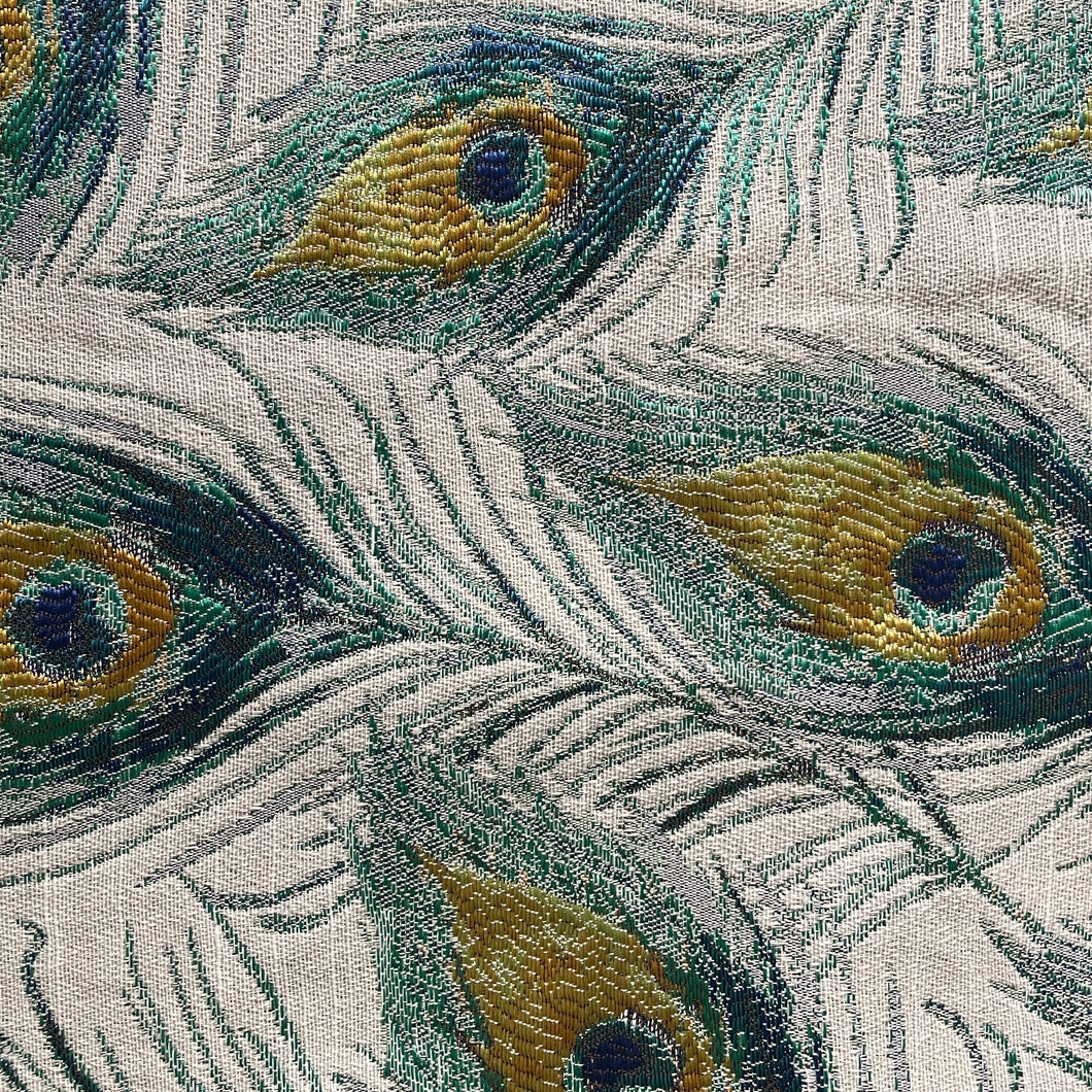 PLUME PEACOCK Upholstery and Drapery Jacquard Design