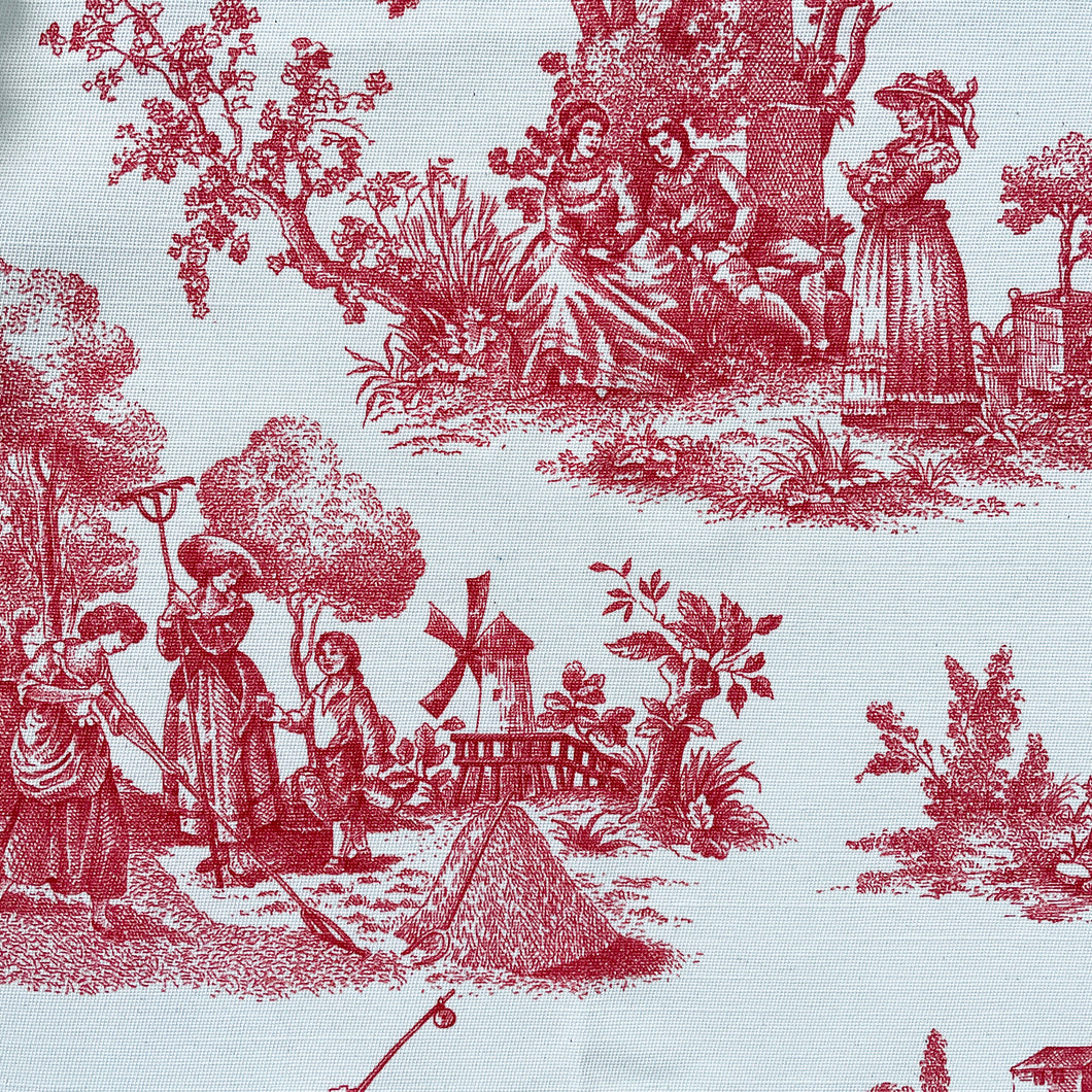 SAINT TROPEZ PROVENCE RUBY Upholstery and Drapery Toile Design