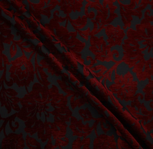 Load image into Gallery viewer, GILBERT BURGUNDY Traditional Upholstery and Drapery Design
