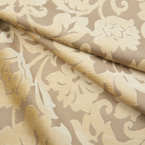 DAMASK BEIGE Upholstery and Drapery Traditional Design