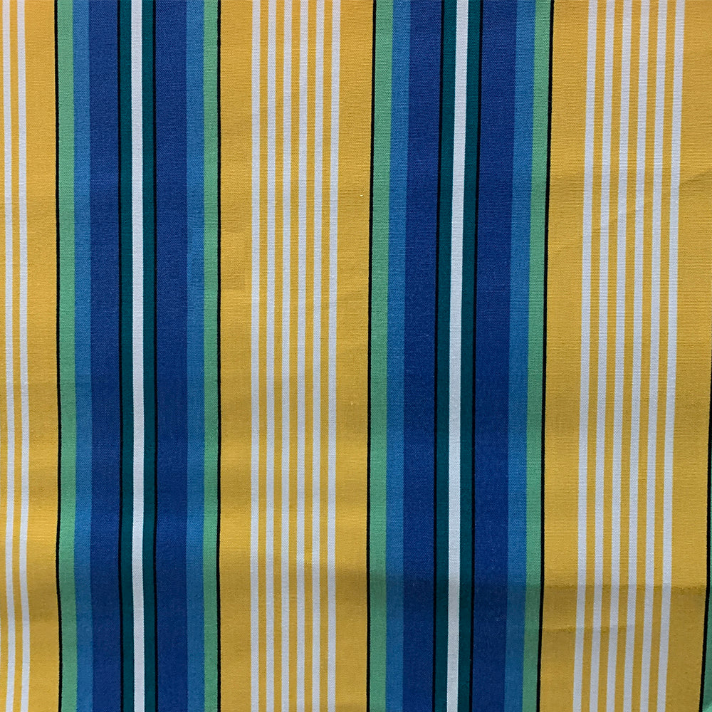 Summer Lemon Upholstery and Drapery Striped Design